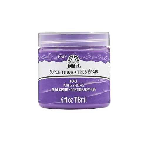 Super Thick Acrylic Paint, 4 oz, Purple