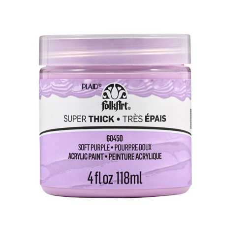 Super Thick Acrylic Paint, 4 oz, Soft Purple
