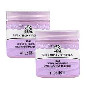 Super Thick Acrylic Paint, 4 oz, Soft Purple, 2-Pack