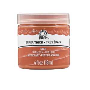 Super Thick Acrylic Paint, 4 oz, Terra Cotta