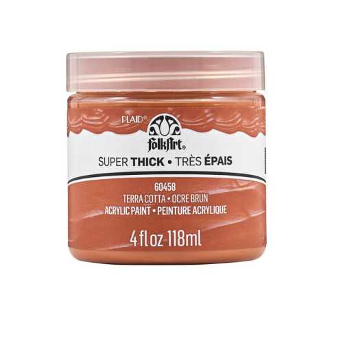 Super Thick Acrylic Paint, 4 oz, Terra Cotta