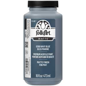 Acrylic Paint Matte, 16oz., Navy Blue