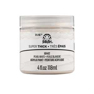 Super Thick Acrylic Paint, 4 oz, Pearl White