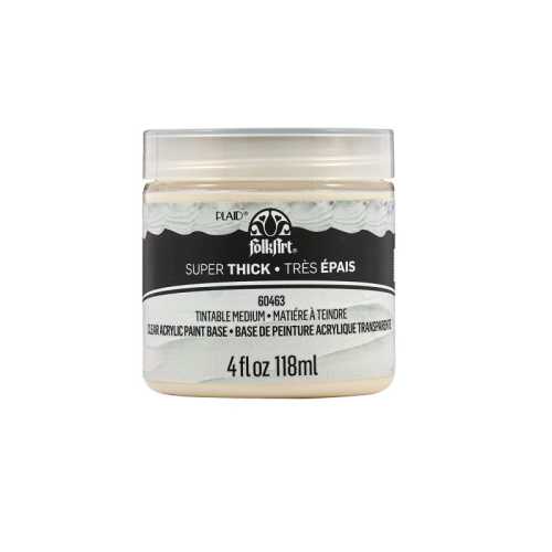 Super Thick Acrylic Paint, 4 oz, Tintable Medium
