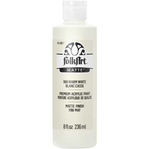 Acrylic Paint Matte, 8oz., Warm White
