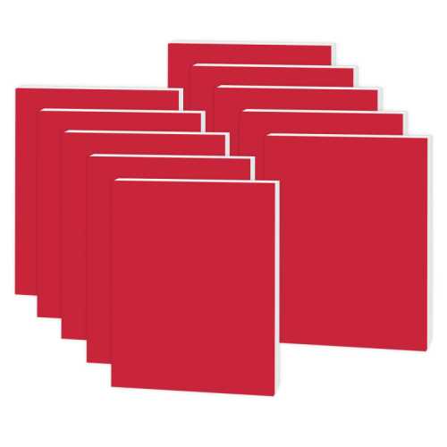 Foam Board, Red, 20 x 30 in, Pack of 10