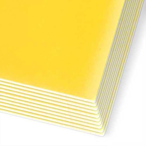 20 x 30 in Foam Board, Yellow, Pack of 10