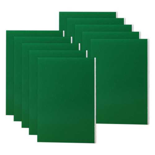 Foam Board, Green, 20 x 30 in, Pack of 10