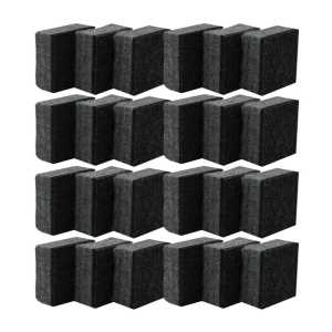 Felt Student Dry Erase/Chalkboard Erasers, Pack of 24