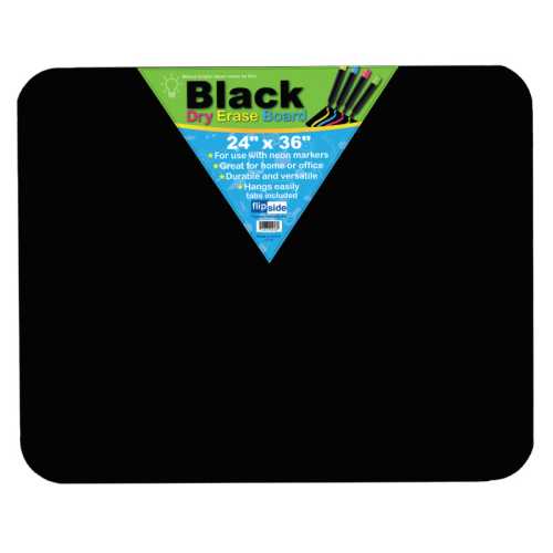 Black Dry Erase Board, 24