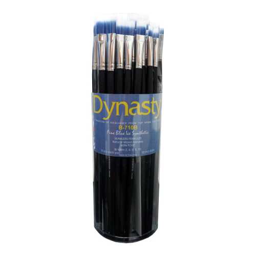 Blue Ice Bright Brush Canister, 50 Brushes