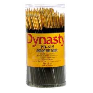 Eye of the Tiger Shader Brush Canister, 120 Brushes