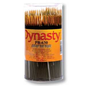 Eye of the Tiger Liner Brush Canister, 144 Brushes
