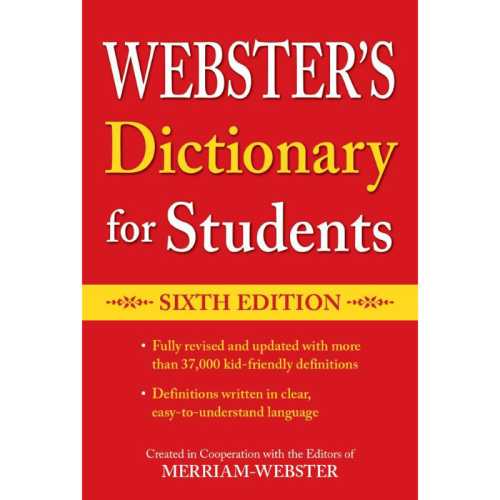 Webster's Dictionary for Students, Sixth Edition