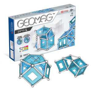 Pro-L Magnetic STEM Toy Building Set, 75 Pieces