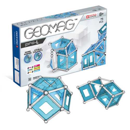 Pro-L Magnetic STEM Toy Building Set, 75 Pieces