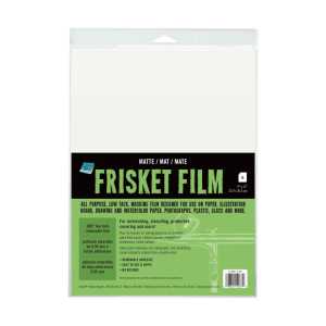 Matte Low-Tack Frisket Film, 9" x 12", 6-Pack