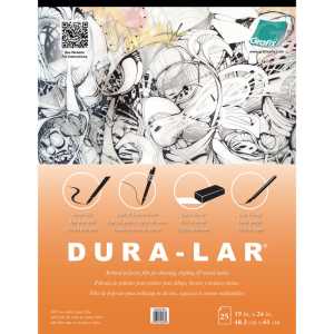 Matte Dura-Lar Pad, 19" x 24", 25 Sheets