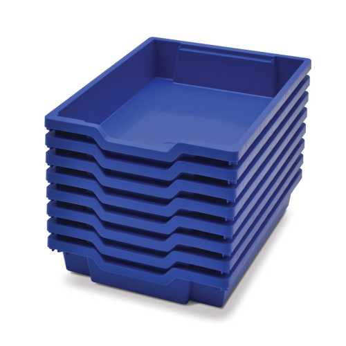 Shallow F1 Tray, Royal Blue, 12.3