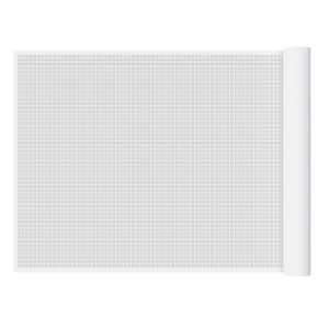 1/4" Graph Paper Roll, 36" x 120", Black