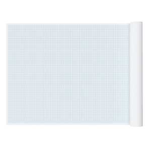 1/4" Graph Paper Roll, 36" x 120", Blue