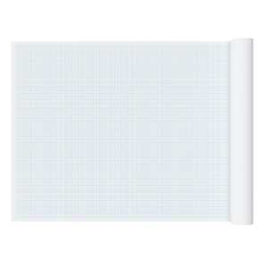 1cm Graph Paper Roll, 36" x 120", Blue