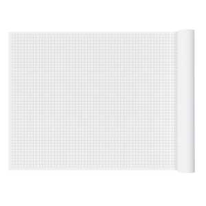 2cm Graph Paper Roll, 36" x 120", Black