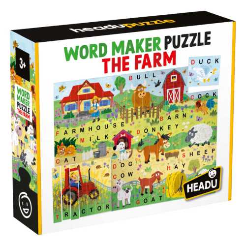 Word Maker Puzzle, The Farm