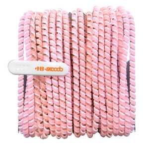 Skooob Tangle Free Earbud Covers - Light Pink/White
