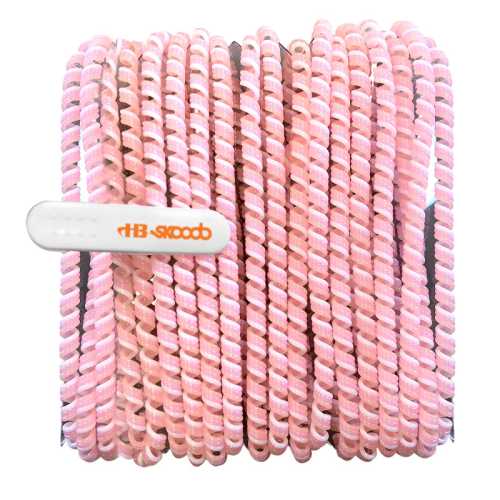 Skooob Tangle Free Earbud Covers - Light Pink/White