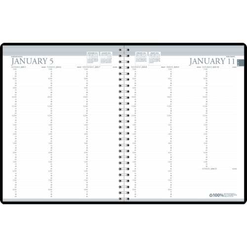 Professional Weekly Planner, 24 Months, January-December