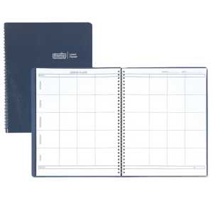 Recycled Lesson Planner, Blue, 8.5 x 11 Inches