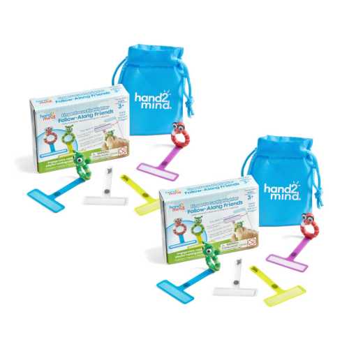 FingerFocus&reg; Highlighter Follow-Along Friends, 2 Sets