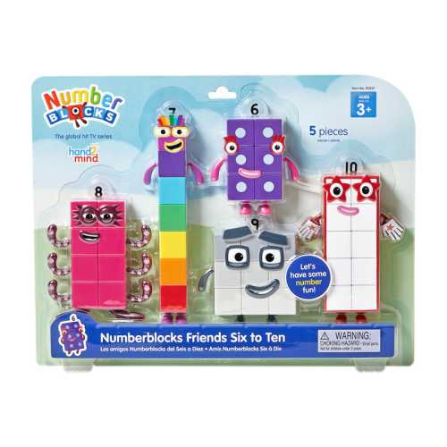 Numberblocks Friends Six to Ten, Toy Figures