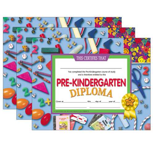 Pre-Kindergarten Diploma, 8.5