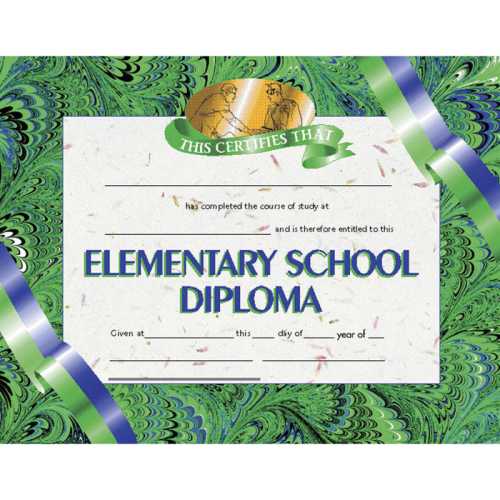 Elementary School Diploma, 8.5