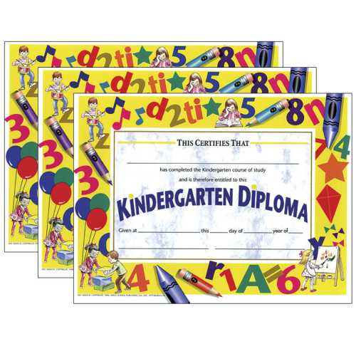Kindergarten Diploma, 8.5