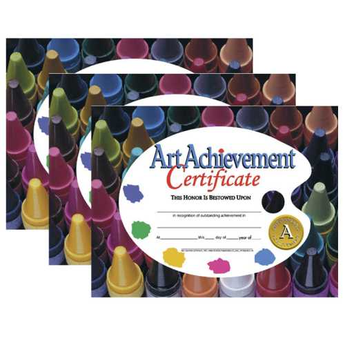 Art Achievement Certificate, 8.5
