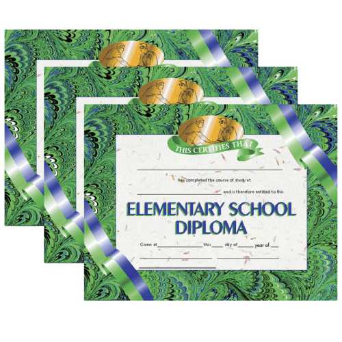Elementary School Diploma, 8.5