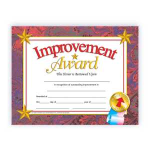 Improvement Award