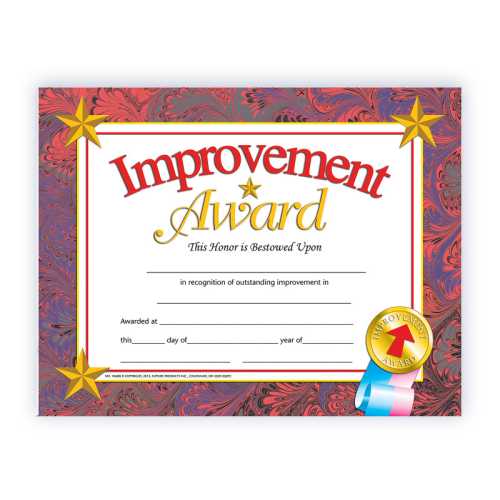 Improvement Award