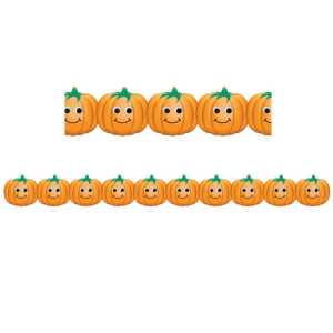 Happy Pumpkins Border, 12 Strips/36 Feet