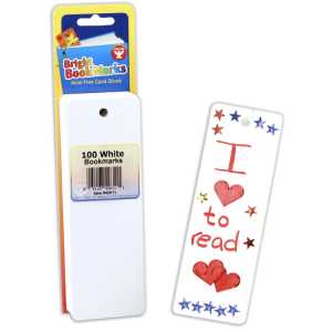 Mighty Bright&trade; Bookmarks, 100 Ultra White