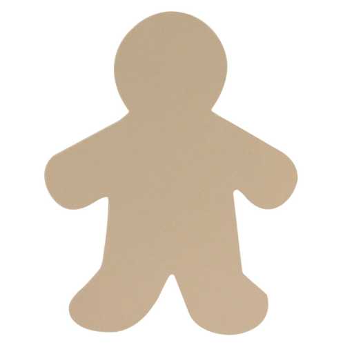 Multicultural Colors People Shape Paper Cut-Outs, 16