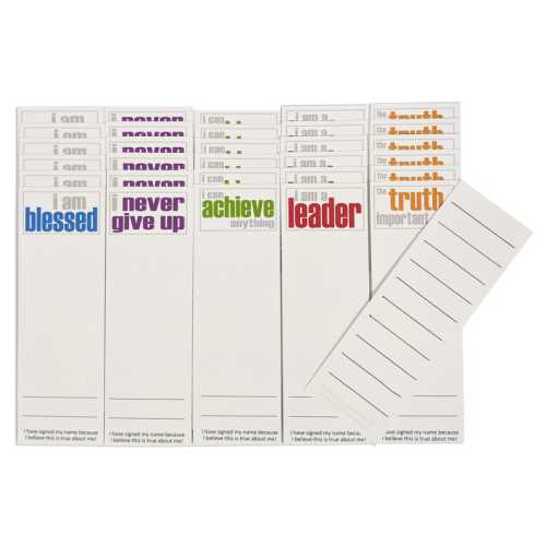 Page Keepers Bookmarks, Encouragement Booster Set, 6 Each of 5 Titles, Set of 30