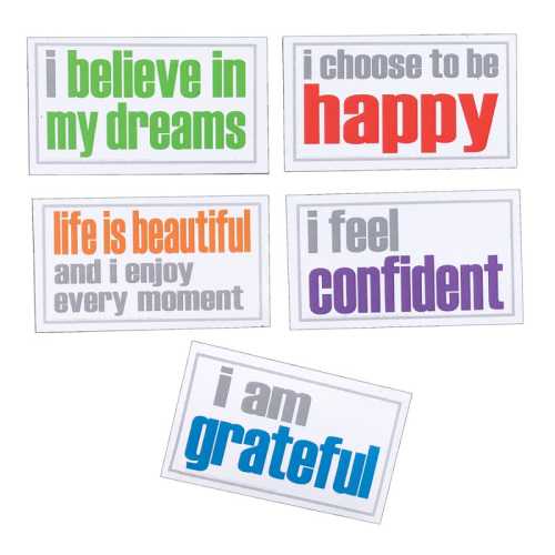 Confidence Magnets, Pack of 5