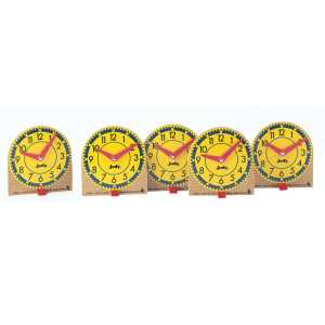 Mini Judy&reg; Clocks, Grade K-3, Pack of 12