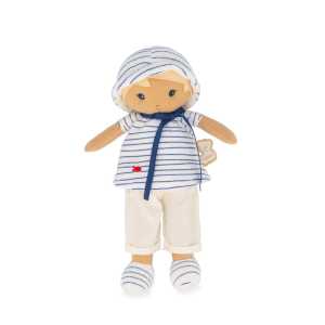 Eli Soft Fabric Doll, 10 Inch Nautical Plush Doll