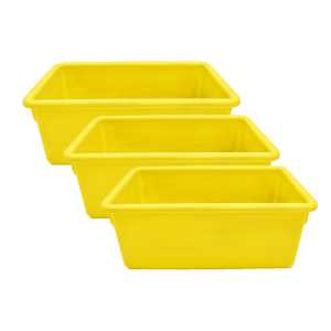 Cubbie Tray, Yellow, Pack of 3