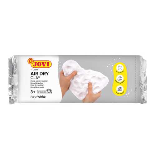 Air Dry Clay, White, 1.1lb Bar